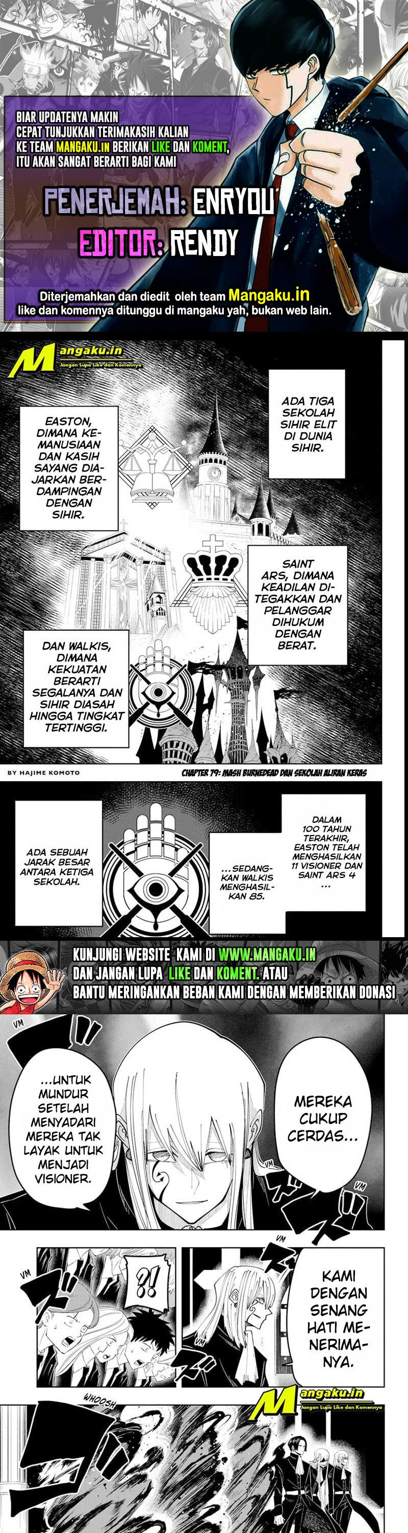 Mashle: Magic and Muscles chapter 79